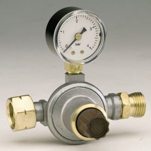 Reguleeritav 0,5-4bar manomeetriga gaasiregulaator ART. 309697